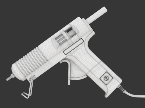 Glue Gluing PLastic Hot Device 3D Model