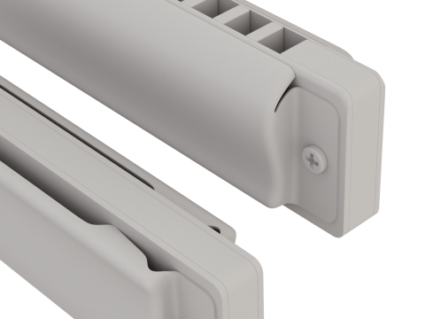 Harmonica with Box 3D Model