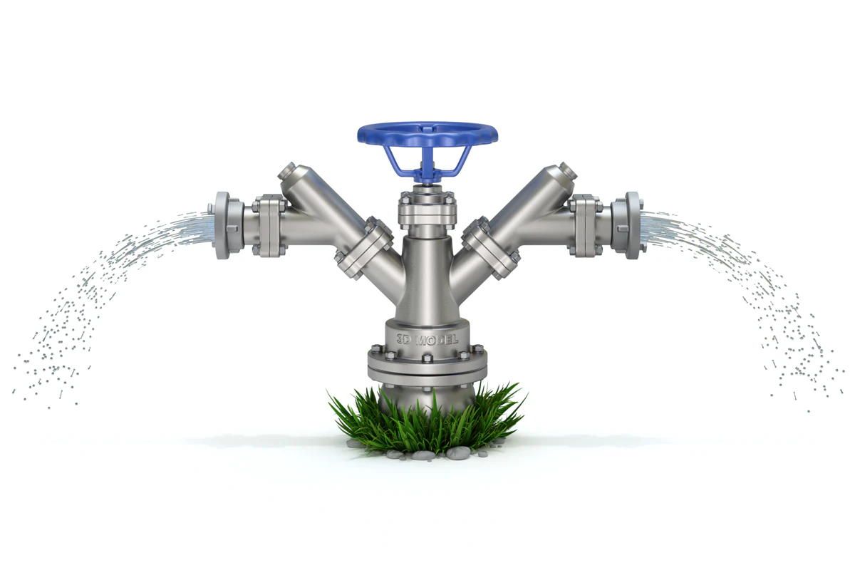Hydrant 3D Model .c4d .max .obj .3ds .fbx .stl .blend 