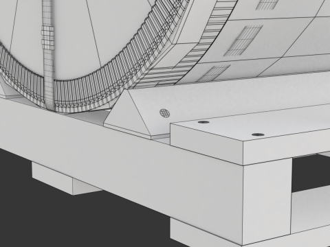 Steel Coil and Wooden Pallet 3D 모델