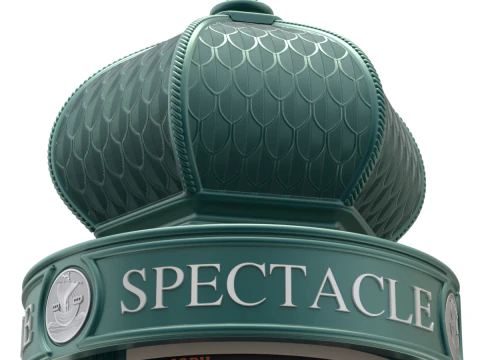 Advertising Column 3D Model