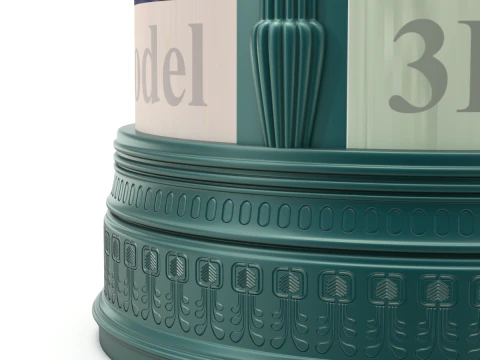 Advertising Column 3D Model