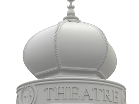 Advertising Column 3D Model