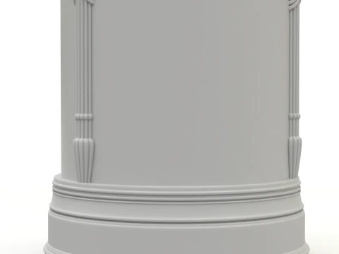 Advertising Column 3D Model