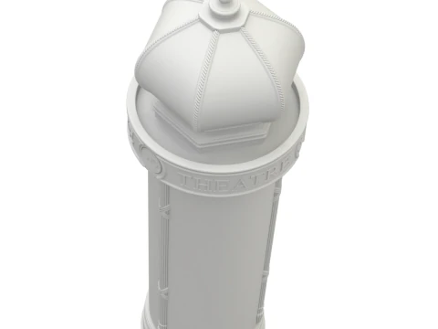 Advertising Column 3D Model