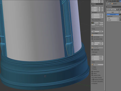 Advertising Column 3D Model