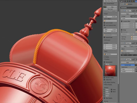 Advertising Column 3D Model