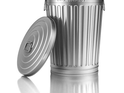 Garbage Can 3D Model