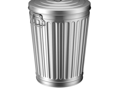 Garbage Can 3D-Modell