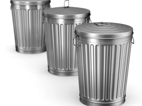 Tong sampah Model 3D