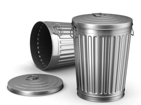 Tong sampah Model 3D