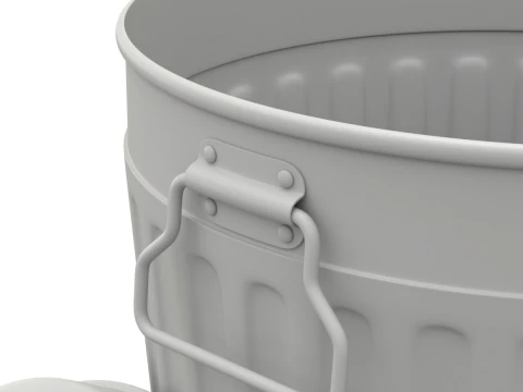 Tong sampah Model 3D