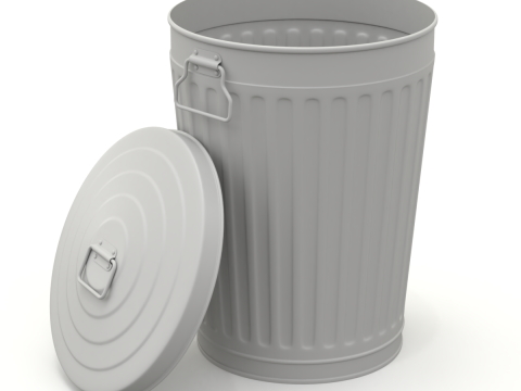 Garbage Can 3D-Modell