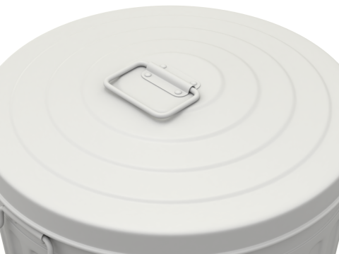 Garbage Can 3D-Modell