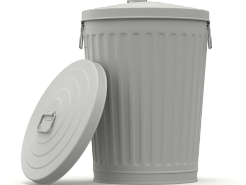 Garbage Can 3D-Modell
