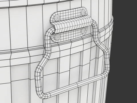 Tong sampah Model 3D