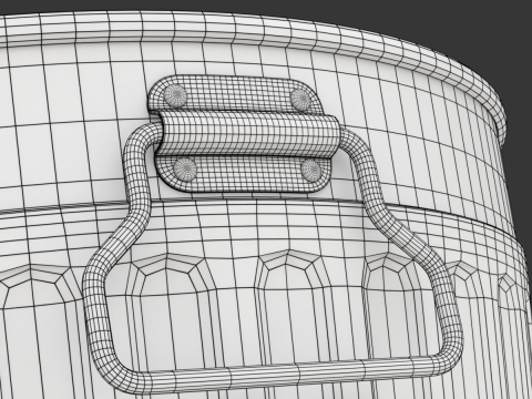 Garbage Can 3D-Modell