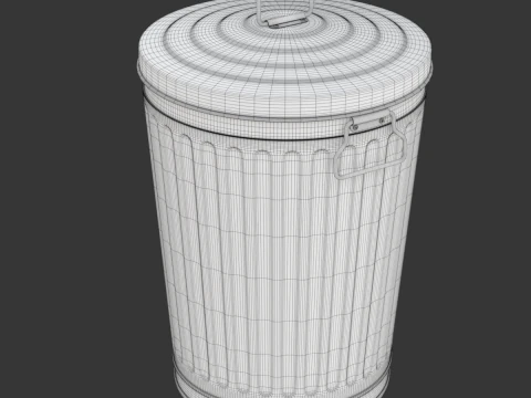 Tong sampah Model 3D