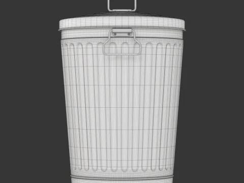 Tong sampah Model 3D