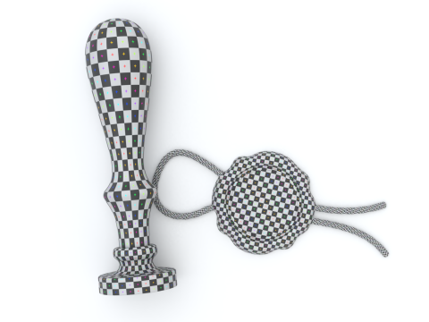 Seal Stamp 3D Model