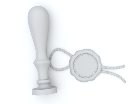 Seal Stamp 3D Model