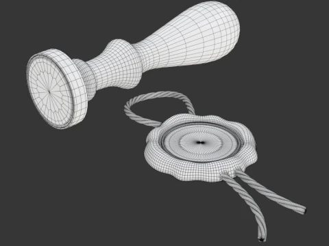 Seal Stamp 3D Model