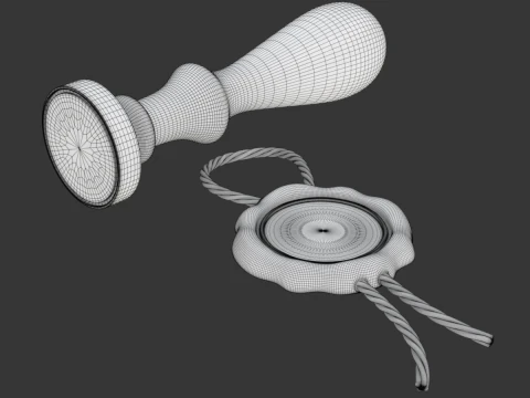 Seal Stamp 3D Model
