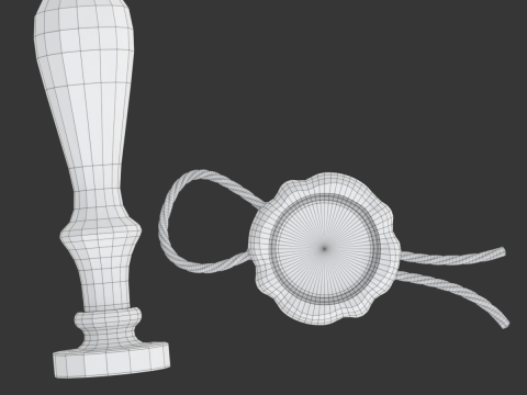 Seal Stamp 3D Model