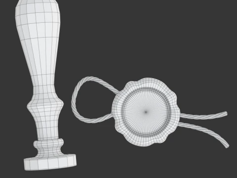 Seal Stamp 3D Model