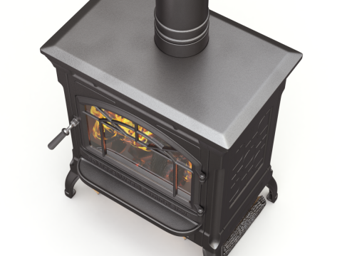 Wood Burning Stove 3D मॉडल