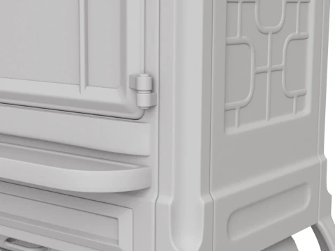 Wood Burning Stove 3D Model