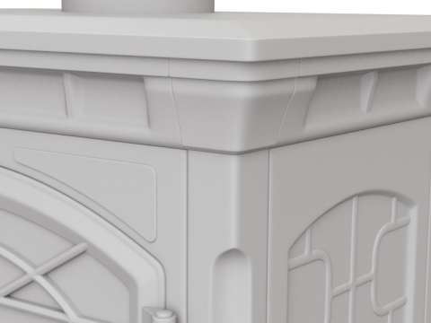 Wood Burning Stove 3D मॉडल