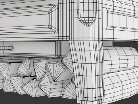Wood Burning Stove 3D Model