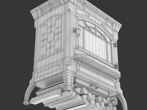 Wood Burning Stove 3D मॉडल