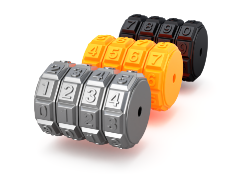 Combination Code Mechanism 3D मॉडल