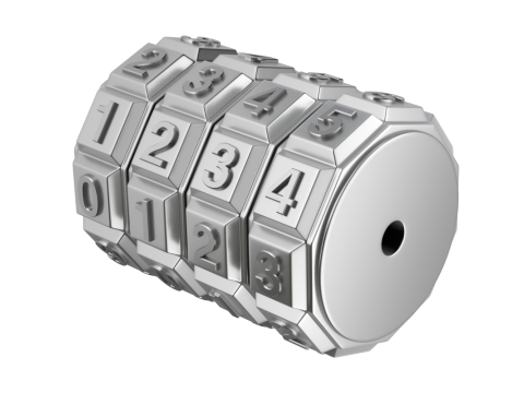 Combination Code Mechanism Modello 3D