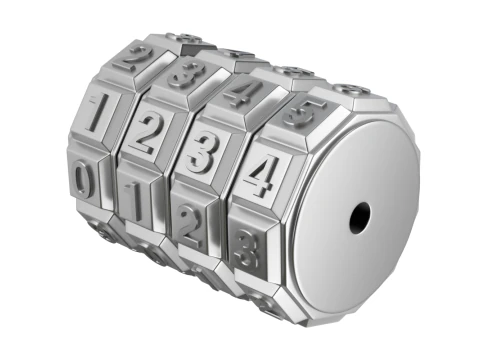 Combination Code Mechanism 3D Model