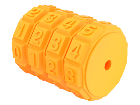 Combination Code Mechanism 3D Model