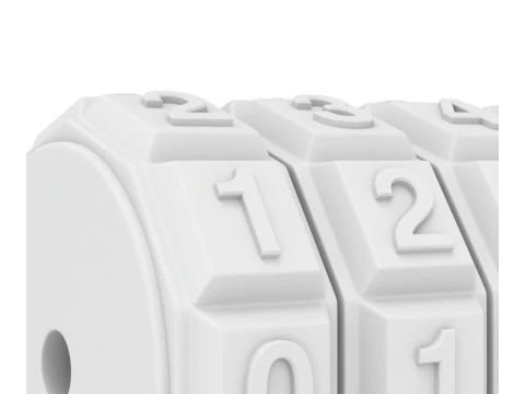Combination Code Mechanism 3D Model