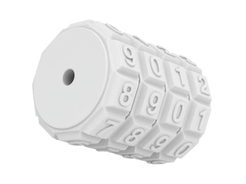 Combination Code Mechanism 3D Model