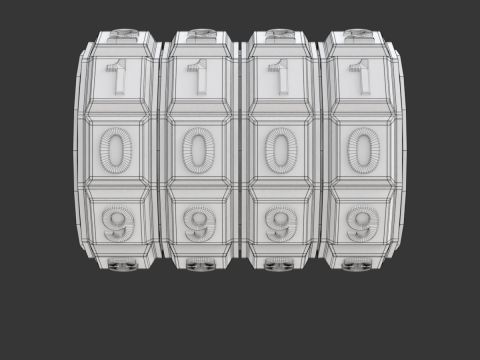 Combination Code Mechanism Modello 3D