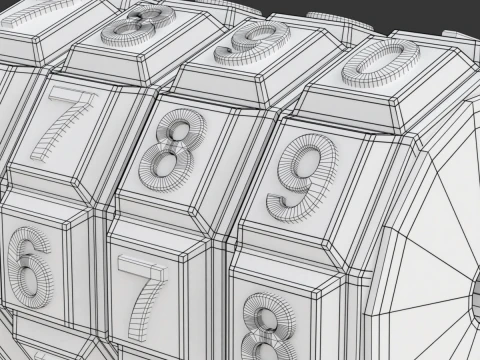 Combination Code Mechanism 3D Model