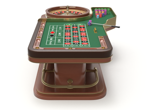 American and European Roulette Table Modelo 3D