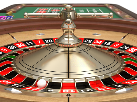 American and European Roulette Table Modelo 3D