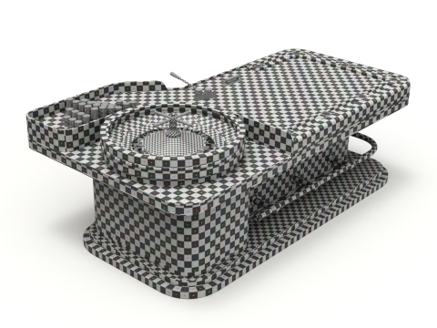 American and European Roulette Table Modelo 3D