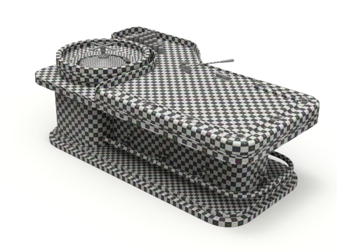 American and European Roulette Table Modelo 3D