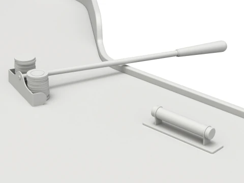 American and European Roulette Table 3D Model