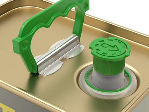 Olive Oil Can 5L 3D Model