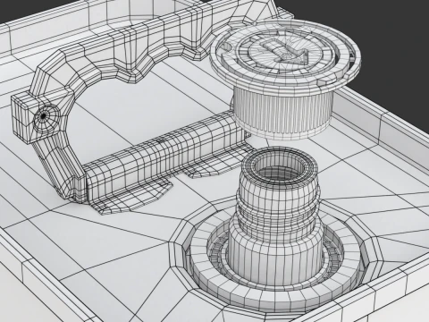 Olive Oil Can 5L 3D Model