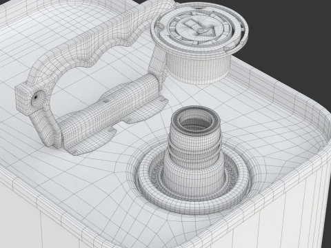 Olive Oil Can 5L 3D Model